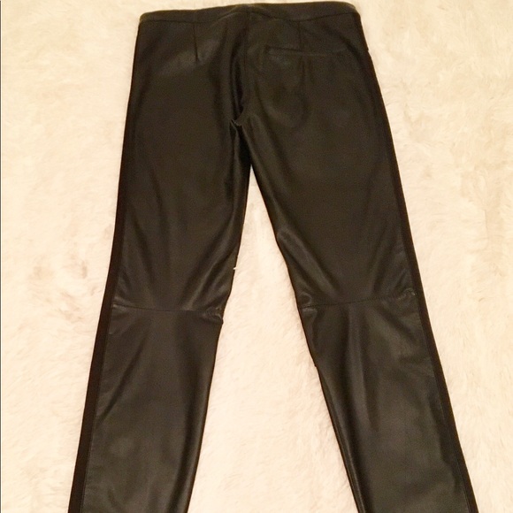 H&M Faux Leather Skinny Pants-Size 10 - Picture 3 of 8